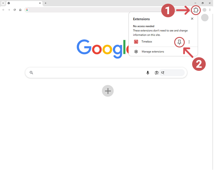 Pin Timebox extension